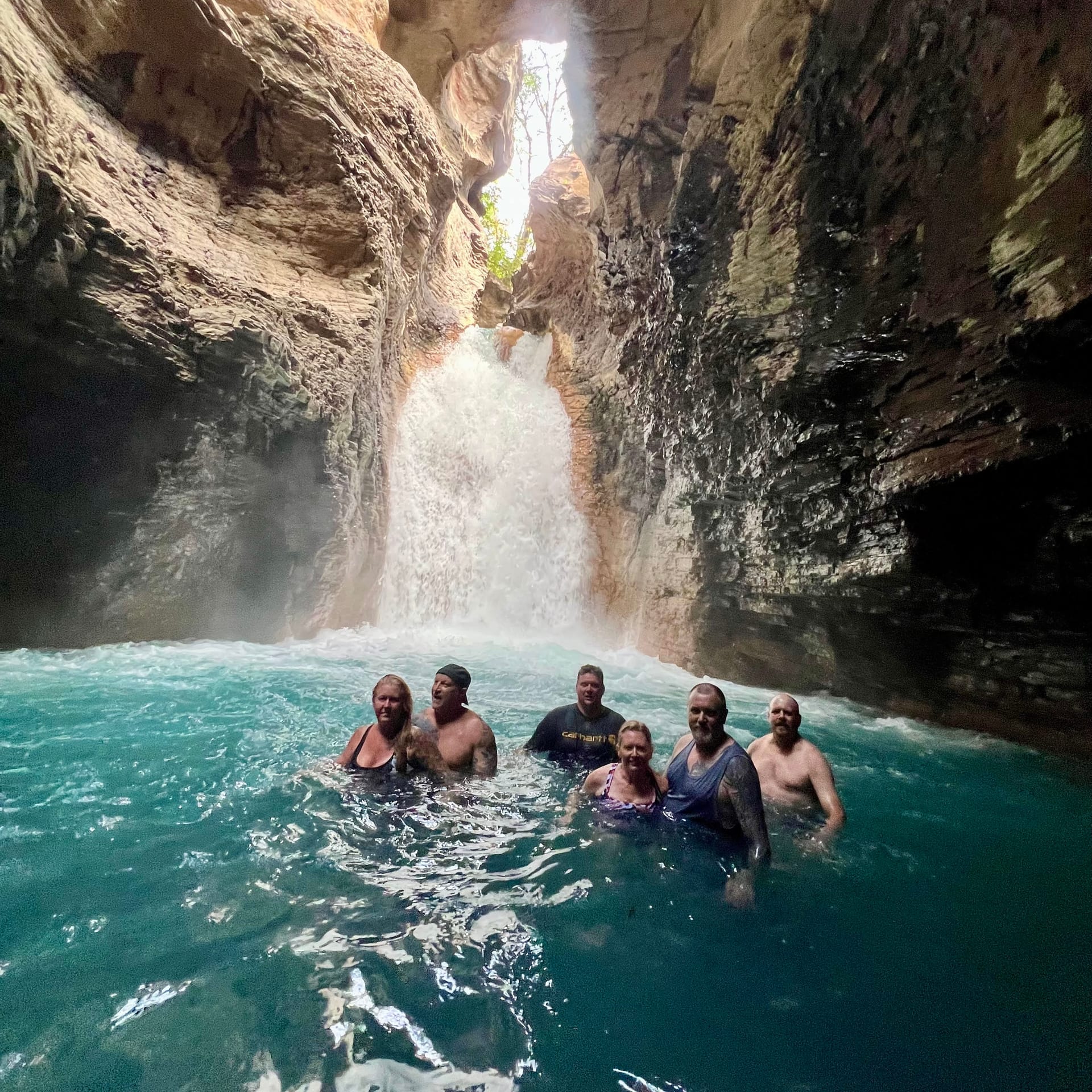 White-water tubing at Río Colorado, Guanacaste
